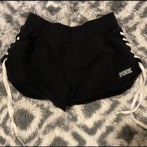 Pink Victoria Secret Athletic Booty Shortie Shorts Small